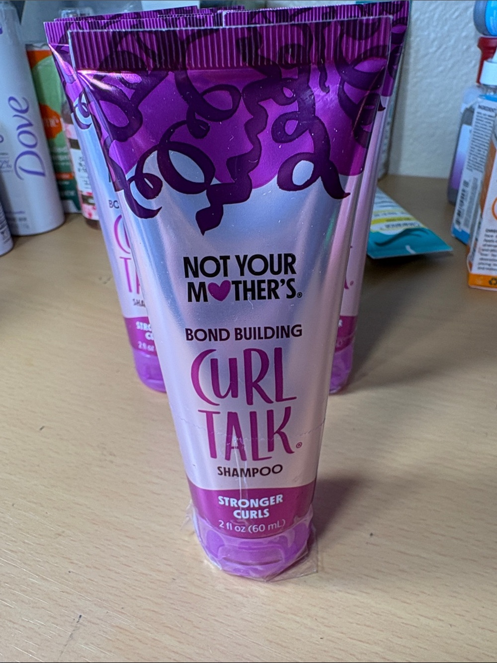 Not Your Mother's Pink & Purple Curl Talk Bond Building Shampoo - Stronger Curls